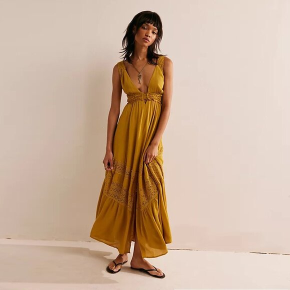 Free People Dresses & Skirts - Free People Hadlee Maxi Dress NWT